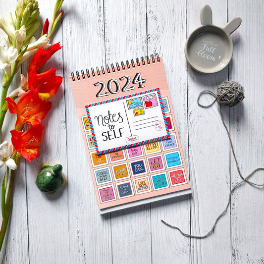 Notes to Self | 2024 Calendar with Launch Freebies