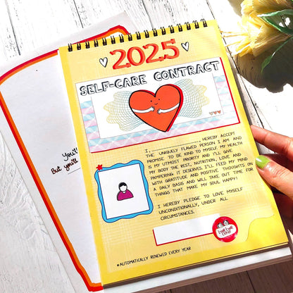 Self-care Contract - 2025 Calendar with Launch Freebies