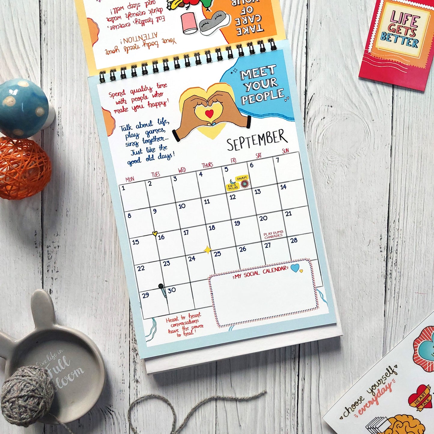 Self-care Contract - 2025 Calendar with Launch Freebies