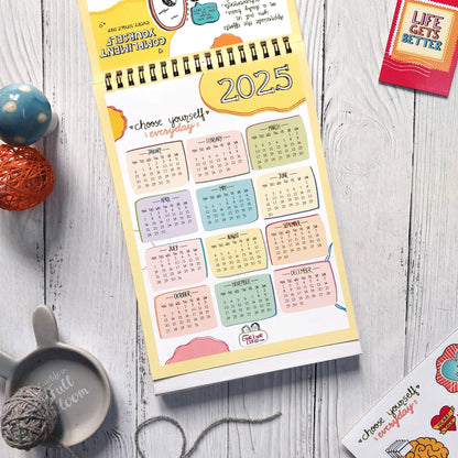 Self-care Contract - 2025 Calendar with Launch Freebies