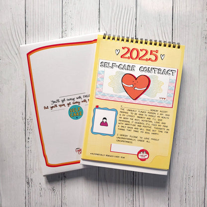 Self-care Contract - 2025 Calendar with Launch Freebies