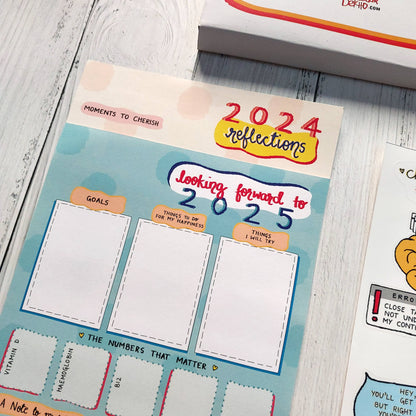 Self-care Contract - 2025 Calendar with Launch Freebies