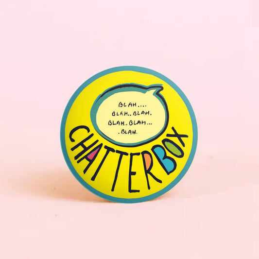 CHATTERBOX - Colourful! - Badge+Magnet