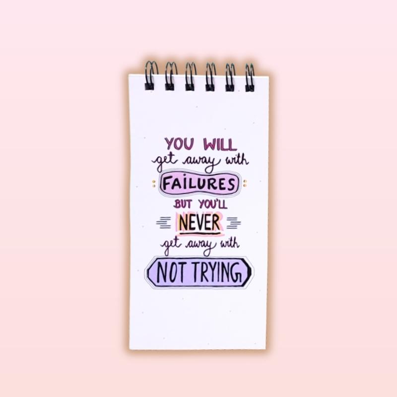 Its OKAY to Fail! - DAILY PLANNER